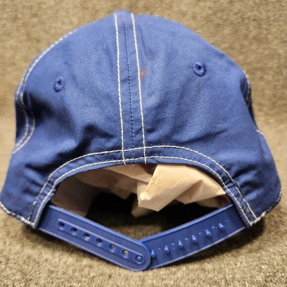 TOPGOLF Purple Palm Trees Sunset Aqua Purple Pink Satiny Baseball Cap Hat OS - Picture 6 of 11